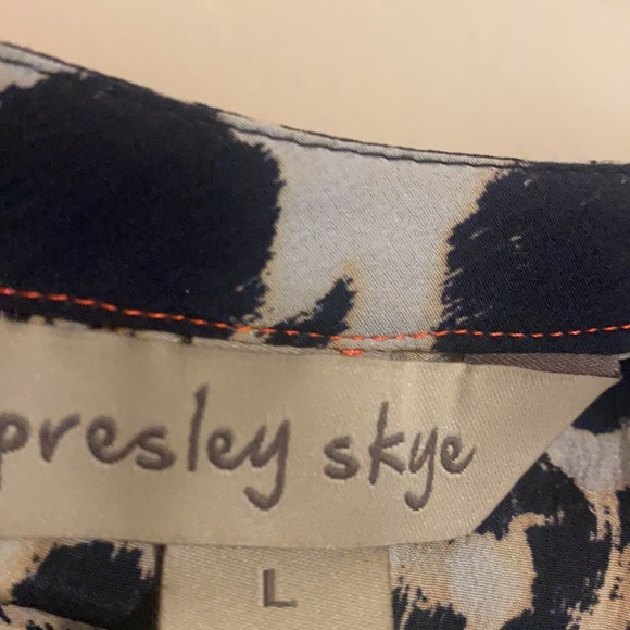 Presley Skye Animal Print Dress with slip - Picture 2 of 3